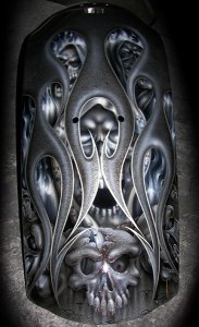 Skulls and Flames on Tins