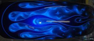 Airbrush over Harley Custom Paint