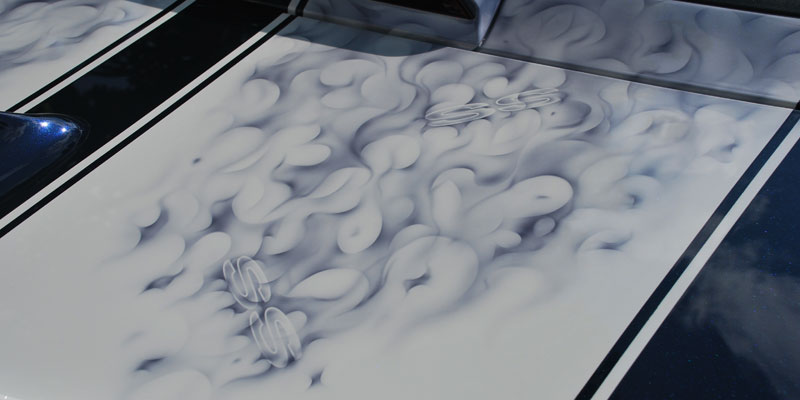 Smoky Real Fire on&nbsp;Camaro