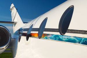 Falcon Jet Exterior Shot