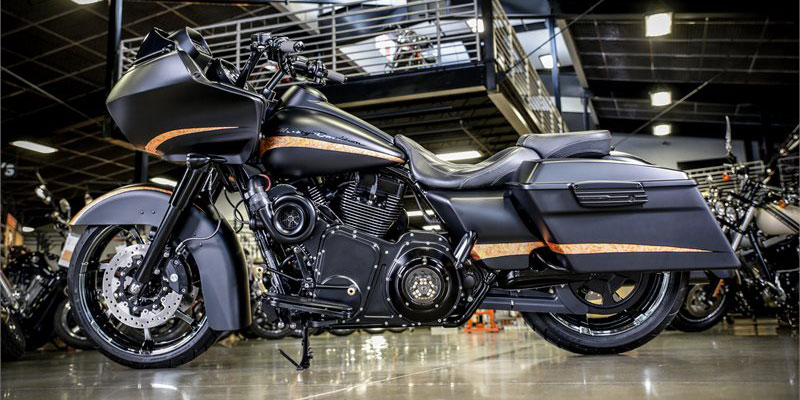 Flat and Gold Leaf Road Glide Custom