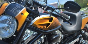 Flat Candy Yellow & Black Gloss Harley Davidson V-Rod Screamin' Eagle