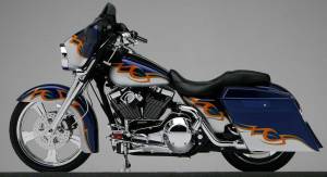 Street Glide with Tribal Split